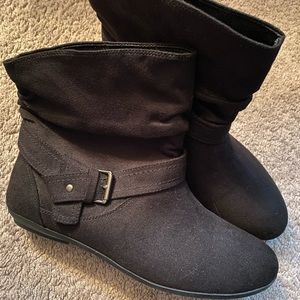 black boots